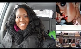 Vlog #2 Shopping Day, Mac Store Mac RiRi Holiday 2013 Collection, Sephora, and Finding My Bday Dress