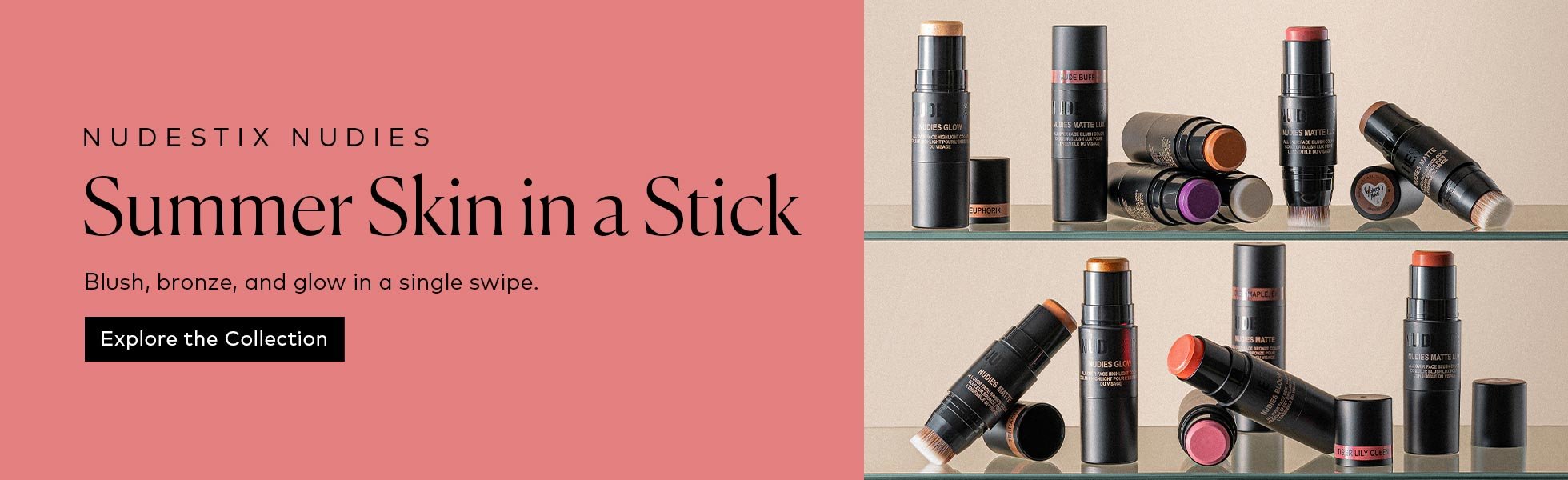 Say goodbye to bulky makeup bags and hello to multitasking magic. Shop the Nudestix Nudies cream color sticks here at Beautylish.com