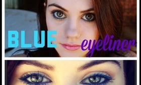 Wearable: fun, Festive, BLUE eyeliner