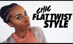 Easy Flat Twist Style