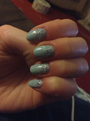 Barry m (blue moon) glittery nail polish (any) 