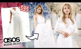 I Tried On CHEAP Wedding Dresses From ASOS