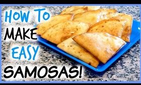 How to Make Samosas! QUICK AND EASY RECIPE