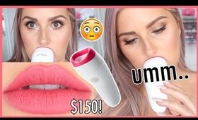 DOES IT EVEN WORK?! 🙄💉🗯️ Juvalips Lip Plumper Machine! 🤔 EEK