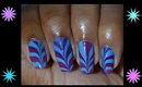 A Simple Water Marble Nail Art Design | Water Marble May 2017 #2