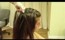 Waterfall French Braid: Hair Tutorial: Easy Half Up Half Down Hairstyle