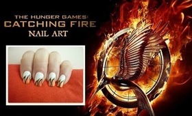 How To - The Hunger Games: Catching Fire Nail Art!