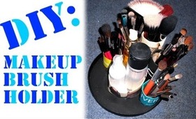 DIY Makeup Brush Holder