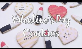 Valentine's Day Lipstick & Sassy Conversation Heart Cookies Tutorial | OliviaMakeupChannel