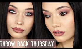 Blown Out Blush Smokey Eye + Full Matte Lips | #TBT