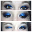 Blue smokey eyes