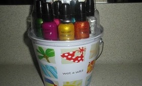 Wet N Wild Nail Polish Pail