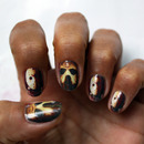 Friday the 13th - jason voorhees - nail art decals 