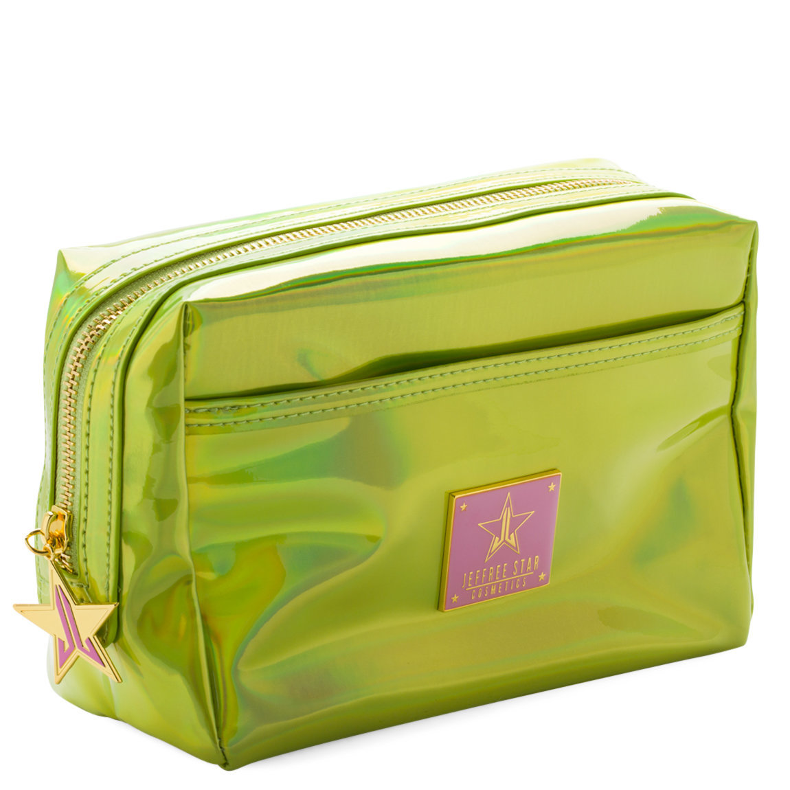 Jeffree Star Cosmetics Holographic Makeup Bag Alien Yellow | Beautylish