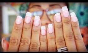 $1.00 French Manicure Fake Nails