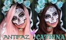MASCARA de CATRINA - Maquillaje / Sugar Skull mask makeup tutorial | auroramakeup