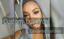SILVER LACE FRONT WIG FOR SHAVED SIDES
