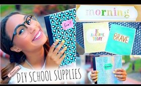 DIY School Supplies! + Back To School Room Decorations