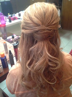 Hair for a special event, like a wedding or prom or a formal