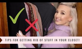 8 TIPS for Cleaning Out Your Closet | Where to Start + What to Get Rid Of