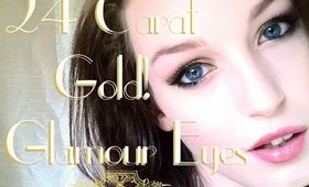 24 Carat Gold Makeup Tutorial || HollyReed