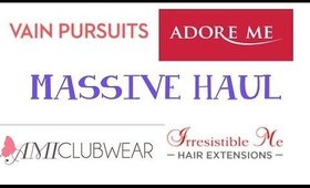 HAUL: AMI Clubwear, Adore me, Vain Pursuits and Irresistibleme