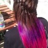 Purple and pink and natural