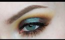 Blue Brown Halo Eye Makeup