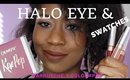 KAEPOP Ultra Matte Lips Swatches & Halo Eyes GRWM | Karrueche x Colourpop on Dark Skin