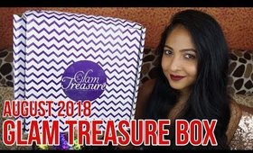 Glam Treasure Box August 2018 | Unboxing & Review | Parisian Chic Edition | Stacey Castanha