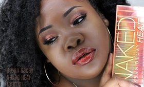 Urban Decay Naked HEAT Palette Tutorial | Dark Skin