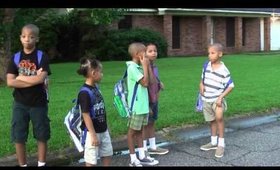 My  Boys First Day back  To School ;)