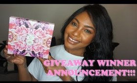 Giveaway Winner Announcement | MAC x Patrickstarrr "Me So Fleek"