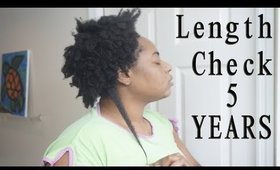 Natural Hair 5 Year Length Check | STEPHANIESTYLEZZ