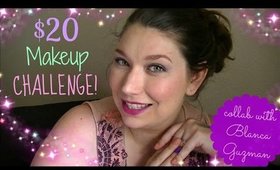 $20 Makeup Challenge | collab with Blanca Guzman♥