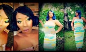 Sexy Emerald Green |Tutorial| New Bodycon Dress GSlove Plus Size ;)