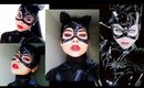 Catwoman in Batman Returns Inspired Makeup and Body Paint Tutorial - Mehron Paradise Paint
