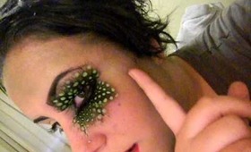 Halloween look with Crazy Lashes, FAIL!!!