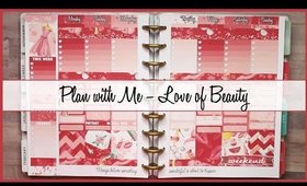 Plan With Me | Love of Beauty (Happy Planner Vertical)