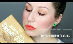 TARTE GRAV3YARDGIRL SWAMP QUEEN - DAY 4: NATURAL PEACHES | 1 PALETTE FOR A WEEK