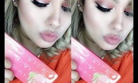 Too Faced Peach Palette Orange smokey eyes