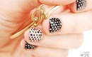Vintage inspired Polka dot nails