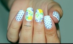 Easy Summer Floral Nail Tutorial