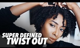 SUPER DEFINED TWIST OUT ON SHORT NATURAL HAIR