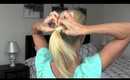 Looped Under Ponytail | Back To School Look | Fireworks Updo | Funky Ponytail | Quick Updo