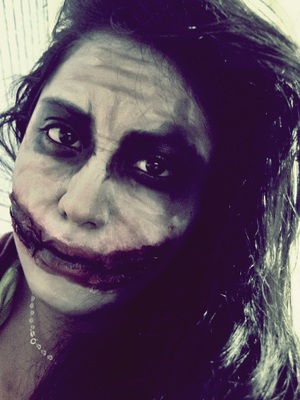 makeup batman joker guason el de la noche halloween 