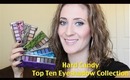 Hard Candy Top Ten Eyeshadow Collection - Overview & Swatches