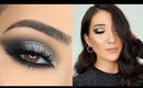 BLACK AND SILVER SMOKEY EYE | NEW YEARS EVE MAKEUP TUTORIAL