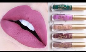 NEW TOO FACED LIQUID LIPSTICKS!!!😍😍😱 Swatches & Review