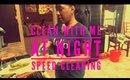 COOK AND CLEAN WITH ME AT NIGHT|SPEED CLEANING